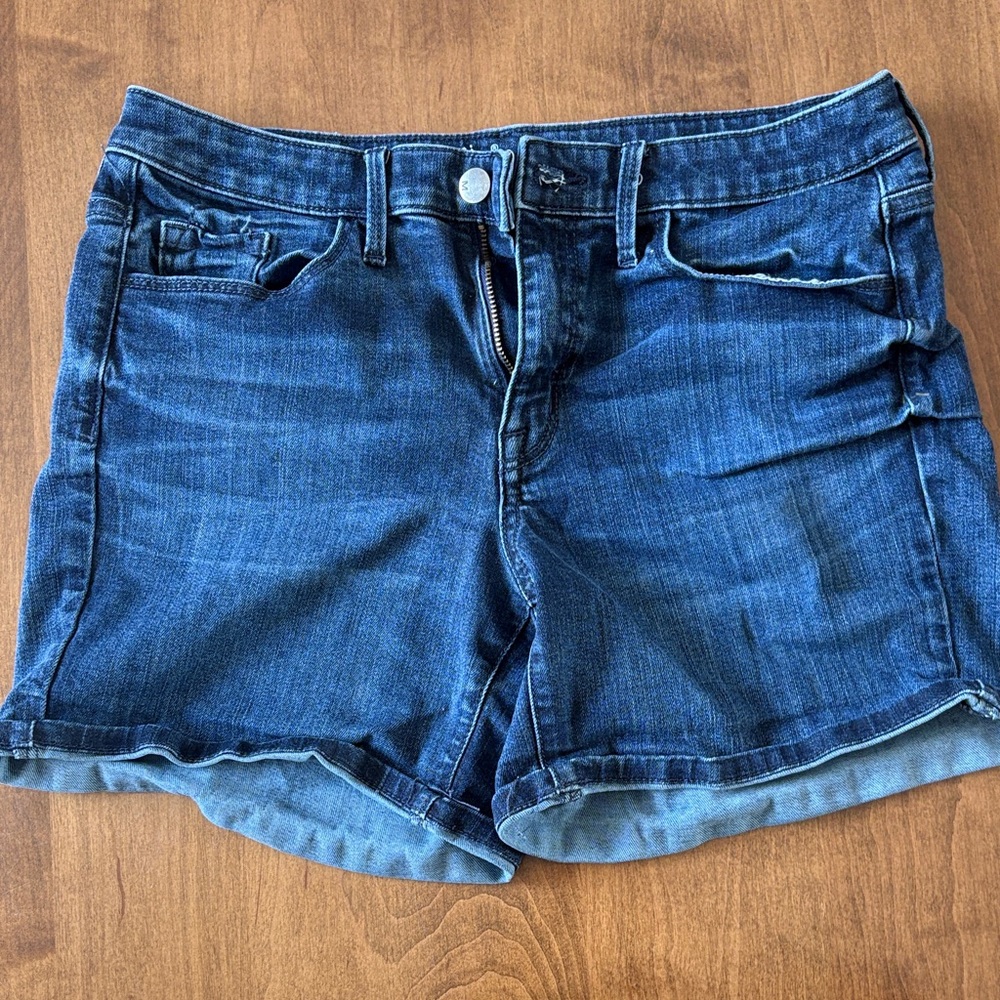 WeWoreWhat Dark Blue Jean Shorts